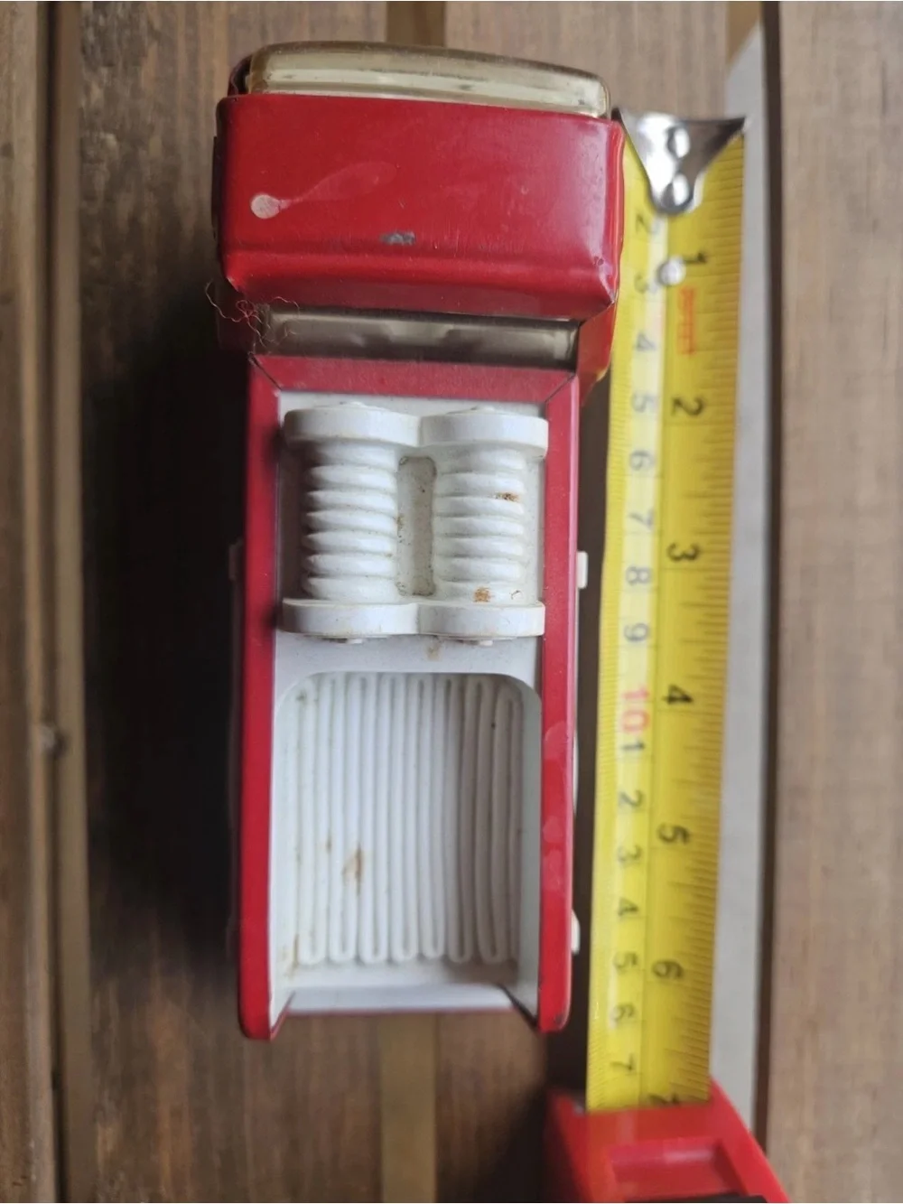 Vintage Tonka Pressed Steel Mini Fire Truck Red & White Rescue Engine 1969–1972